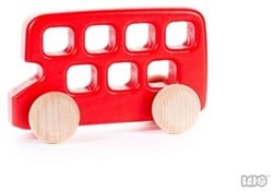 Bajo Holz Doppeldeckerbus Rot - 41530