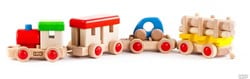 Bajo Holz Zug Bauset - pädagogisches und kreatives Spielzeug