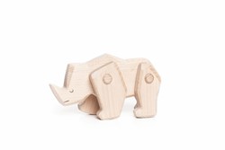 Bajo Holzspielzeug Nashorn nachhaltig und kreativ für Kinder
