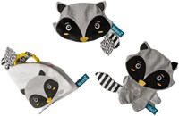 Mom's Care SOFT BABY TOYS Raccoon Pedro sensory book 6