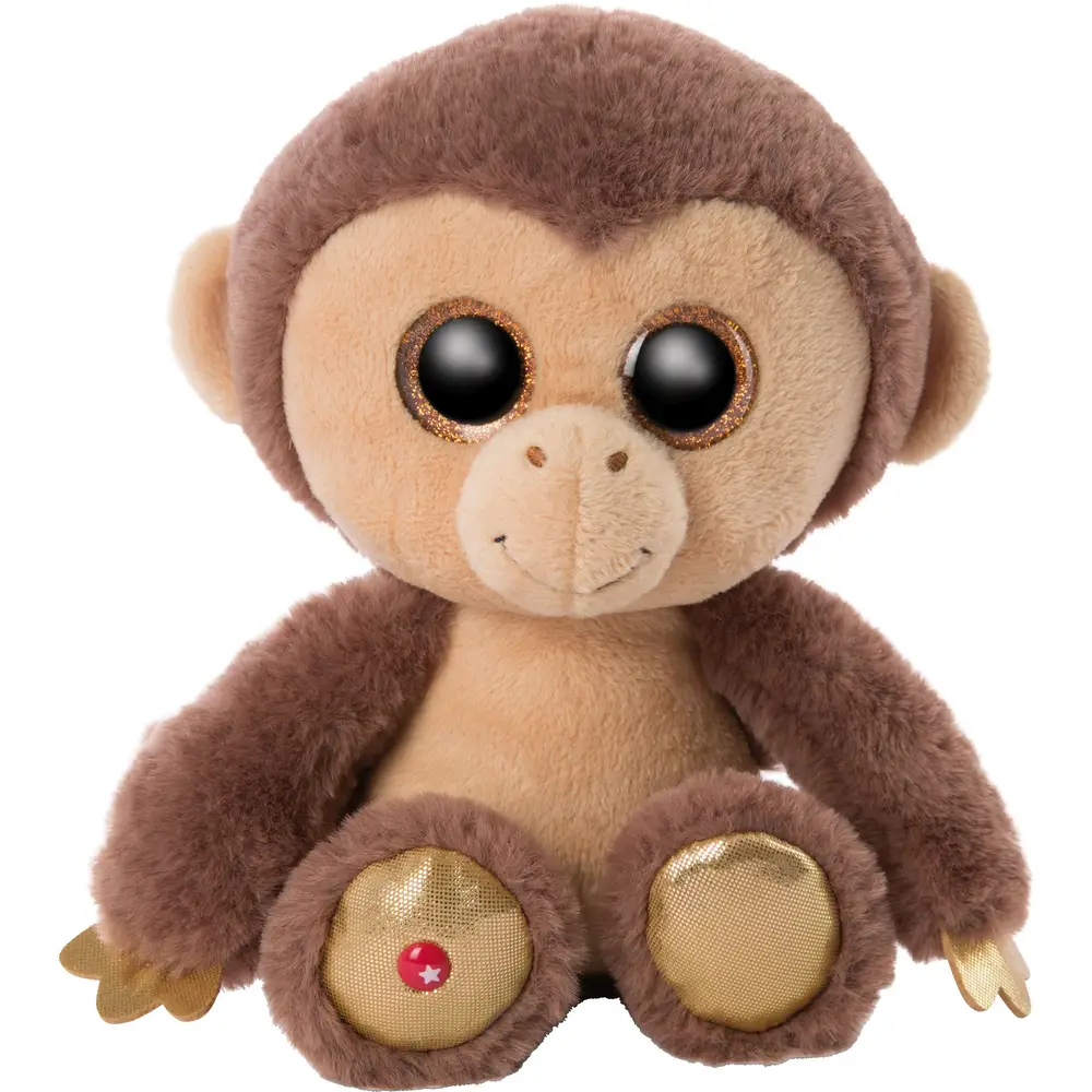 Nici Kuscheltier Affe Hobson Plüsch 25cm mit großen Glitzeraugen