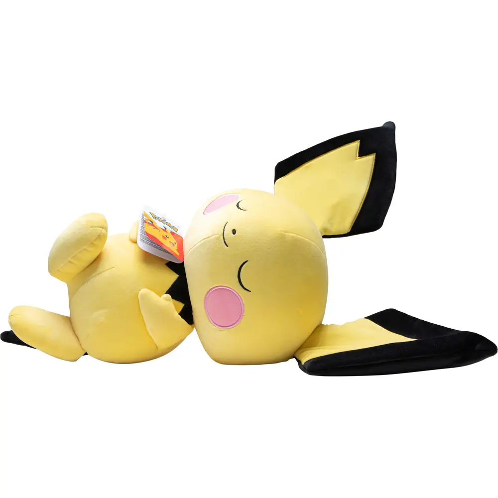 Pokémon Kuscheltier - Pichu Plüsch schlafend 45 cm - Pokémon Spielzeug