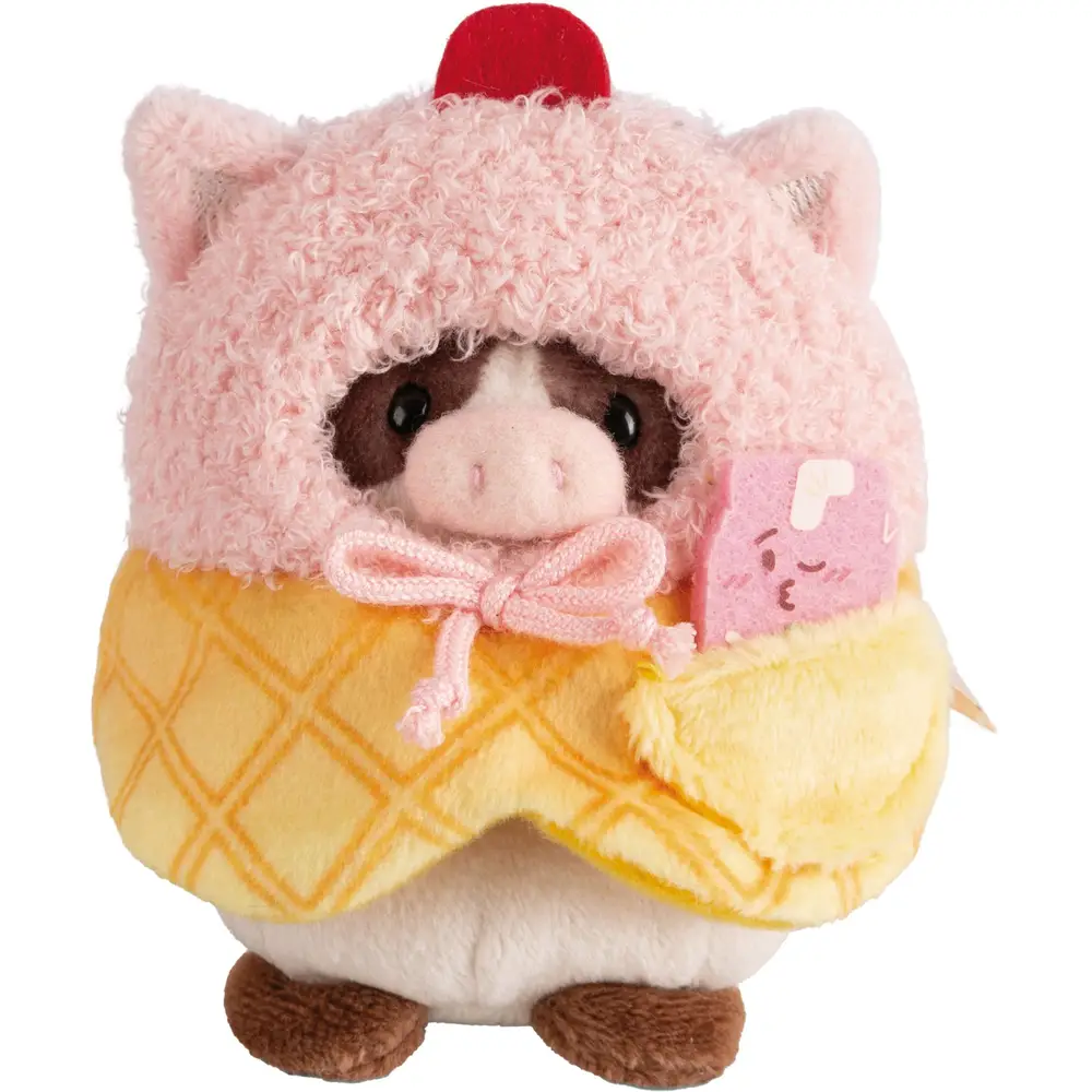 Nici Kuscheltier Kuh Moona mit Milchshake 8cm Plüsch Geschenk Rosa