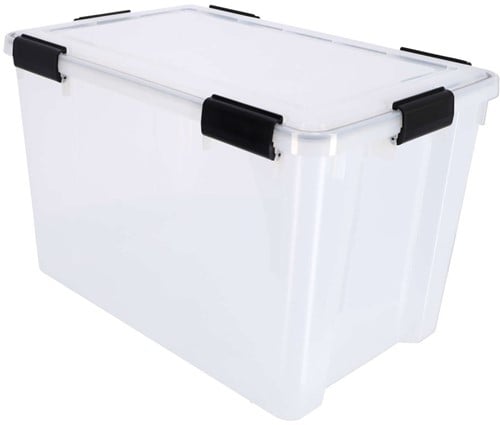 Iris airtight box 70l transparant 60x40x40 cm