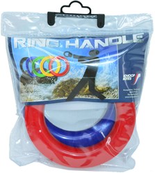 Knoop Kites Flugring rot mit 60Kg geflochtenem Polyestergarn