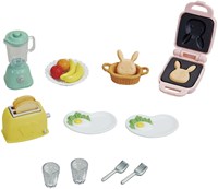 Sylvanian Families 5444 Frühstücks-Set mit Toaster - Puppenhaus Einrichtung Möbel-3