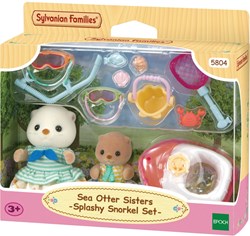 Sylvanian Families Zeeotter zussen- Splashy Snorkel set