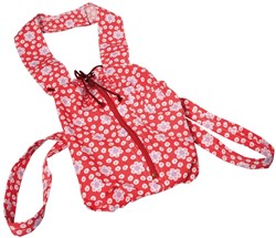 nic Puppentragesack rot Blumen - Tragesack für Babypuppe Spielzeug