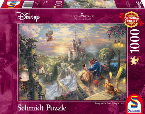 Schmidt Thomas Kinkade - Disney - Die Schöne und das Biest - 1000 Teile