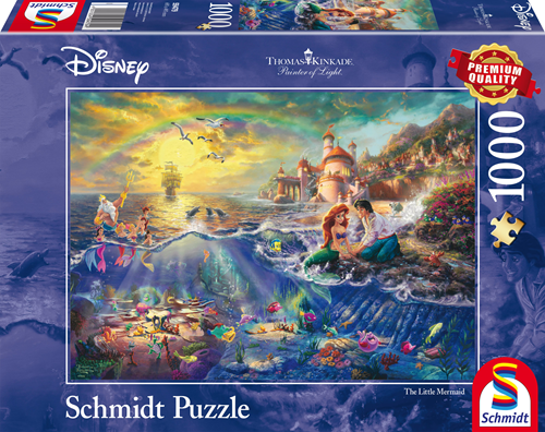 Schmidt Disney Kleine Meerjungfrau, Ariel, 1000 Teile
