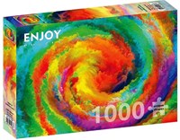 Enjoy Puzzle Puzzle Colorful Gradient Swirl - 1000 Teile buntes Motiv