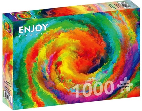 Enjoy Puzzle Puzzle Colorful Gradient Swirl - 1000 Teile buntes Motiv