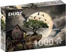 Enjoy Puzzle Puzzle A Log Cabin on a Cliff - 1000 Teile Erwachsene