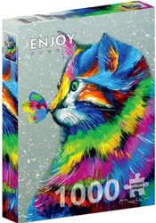 Enjoy Puzzle Katzenmotiv Puzzle - 1000 Teile buntes Spielzeug
