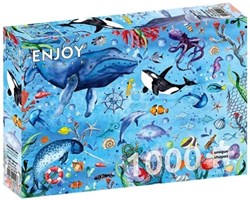 Enjoy Puzzle Puzzle Deep Blue Sea - 1000 Teile Erwachsene