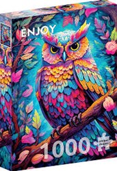Enjoy Puzzle Puzzle Dazzling Owl - 1000 Teile Puzzlespaß für Kinder
