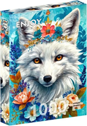 Enjoy Puzzle Puzzle Blooming Snow Fox 1000 Teile Puzzle Spiel
