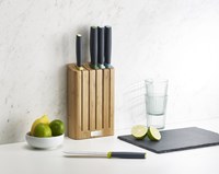 Joseph Joseph Messerblock Bambus mit 5 Messern - stilvolles Küchen Set-3