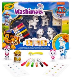 Crayola Paw Patrol Spielzeug Set - Washimals Welpen - Kreatives Malen