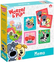 Bambolino Toys Memory-Spiel Woezel & Pip - pädagogisches Gedächtnisspiel für Kinder