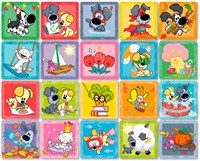 Bambolino Toys Memory-Spiel Woezel & Pip - pädagogisches Gedächtnisspiel für Kinder-2