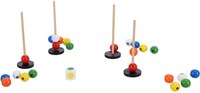 Jumbo Kleurentorentjes Kinderspiel Farben lernen Holzperlen-3