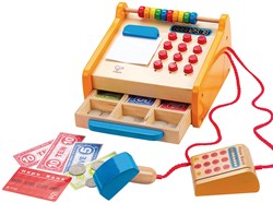Hape Holzspielzeug Kasse - Rollenspiel für Kinder