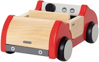 Hape Puppenhaus Familienauto |Holzpuppenhaus Autospielzeug, Schiebeauto Ausstattung für Puppenhaus Möbelset-2