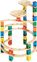 Hape E6008 - The Cyclone, Quadrilla Kugelbahn, Konstruktionsspielzeug, großes und vielfältiges Set, 198 teilig, aus Holz, ab 4 Jahren, mehrfarbig-2