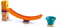Hape E6023 - Mega Skatepark, Zubehör für Quadrilla Kugelbahnen, Murmel-Sprungchance, ab 4 Jahren, mehrfarbig-2