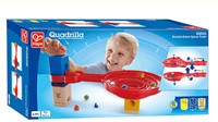 Hape E6026 - Doppel-Spirale, Zubehör für Quadrilla Kugelbahnen, beidseitig nutzbare Spirale ab 4 Jahren, rot