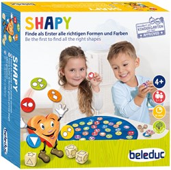 Beleduc Shapy Holzspiel für Kinder - Lernspiel Formen Farben