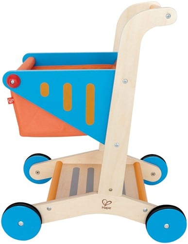 Hape Holzküche Zubehör Einkaufswagen-2