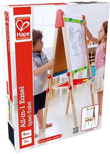 Hape Staffelei alles-in-1 Holz Malstaffelei magnetisches Brett
