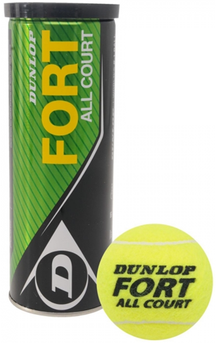 Dunlop Fort All Court Tennis Balls -  - Tube of 3