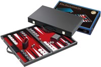 Philos Backgammon-Koffer Medium Standard (Rot)