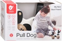 Classic World Holz Nachziehtier Hund - FSC Holzspielzeug Hund