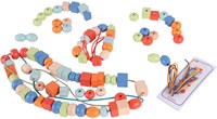 Classic World Holzperlen Set - buntes Bastelspielzeug für Kinder-2