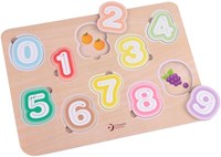 Classic World Holzpuzzle Zahlen Lernspielzeug Zählen lernen-3