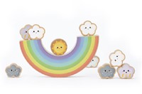 Classic World Holz Balancierspiel Regenbogen pädagogisches Spielzeug-3
