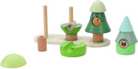 Classic World Holz Stapelspiel Forest - Lernspielzeug Waldtiere-2