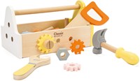 Classic World Holz Werkzeugkasten Spielzeug Set für Kinder 18-teilig-2