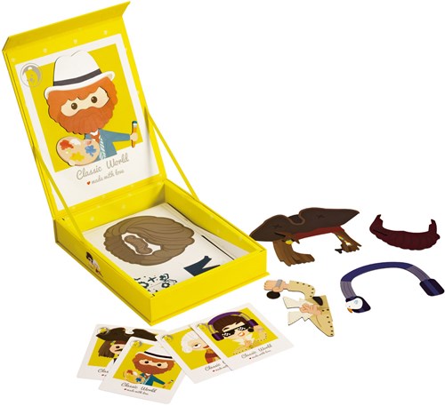 Classic World Magnetkoffer Gesichter - kreatives Kinderspiel ab 3 Jahren-2