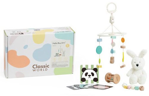 Classic World Baby Spielzeugbox mit sensorischem Spielzeug 0-6 Monate-3