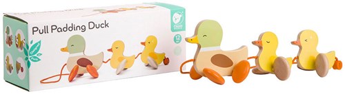 Classic World Holz Nachziehfigur Enten - pädagogisches Kleinkindspielzeug-3