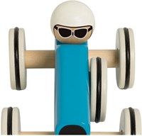 Classic World Holz-Rennauto Montlhery Spielzeugauto blau-3