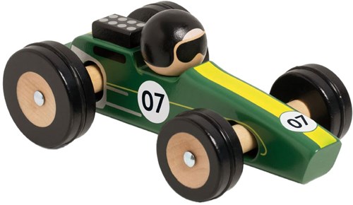 Classic World Holz-Rennauto Spielzeugauto Silverstone für Kinder-2