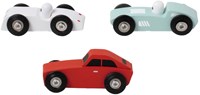Classic World Holz Spielzeug Sportwagen Set - 3 Stück - FSC Holz-3