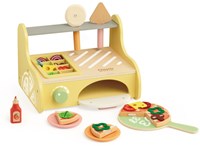 Classic World Holz Pizzaofen Spielset mit Zubehör für Kinder-3