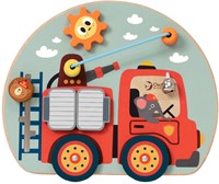 Classic World Holz Feuerwehr Spielbrett - interaktives Activity Board-2